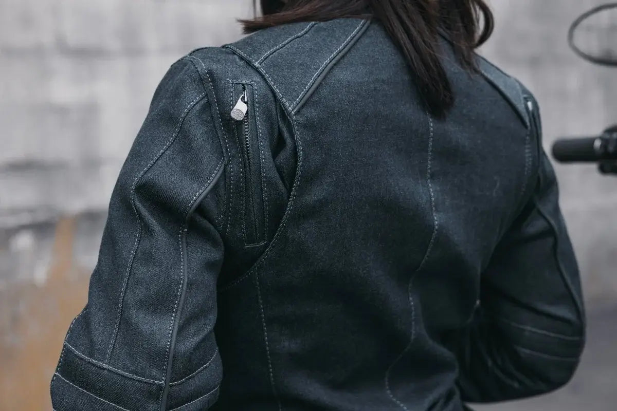 Jada - Women's Thunder Denim Jacket - First Manufacturing Company - Flyclothing LLC