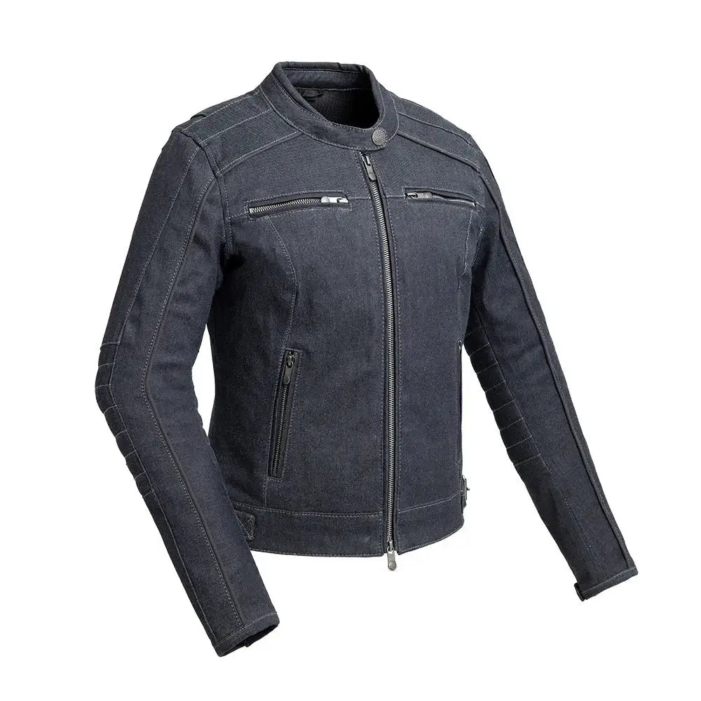 Jada - Women's Thunder Denim Jacket - First Manufacturing Company - Flyclothing LLC