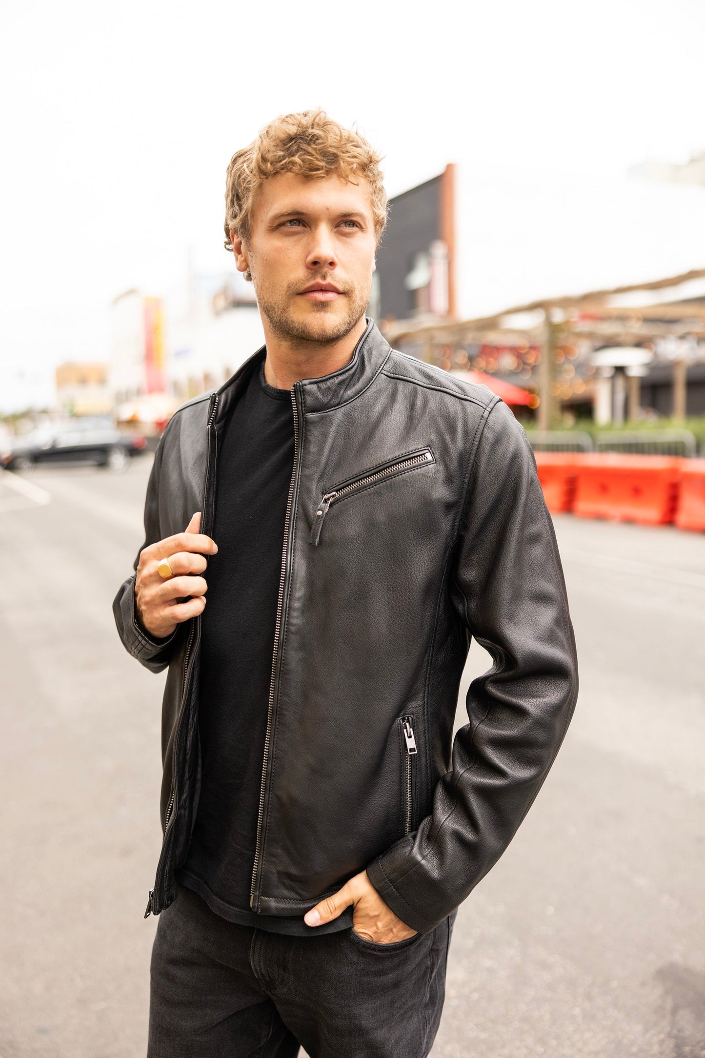 Jaqua CF Leather Jacket