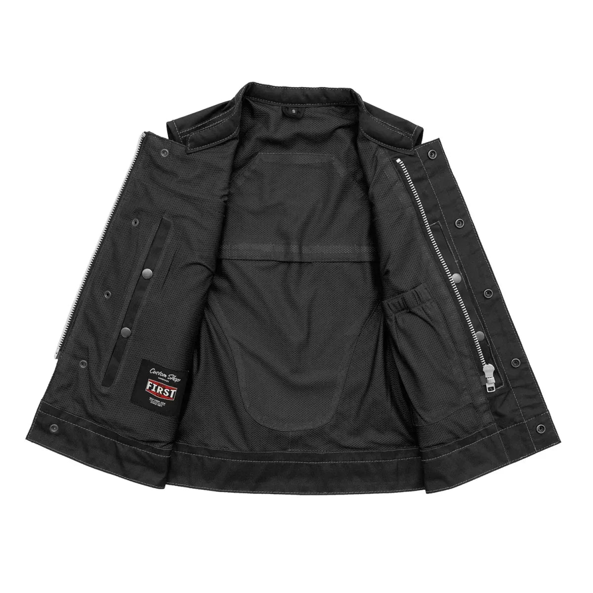 Jessica Moto Mesh Women's Motorcycle Vest - First Manufacturing Company - Flyclothing LLC