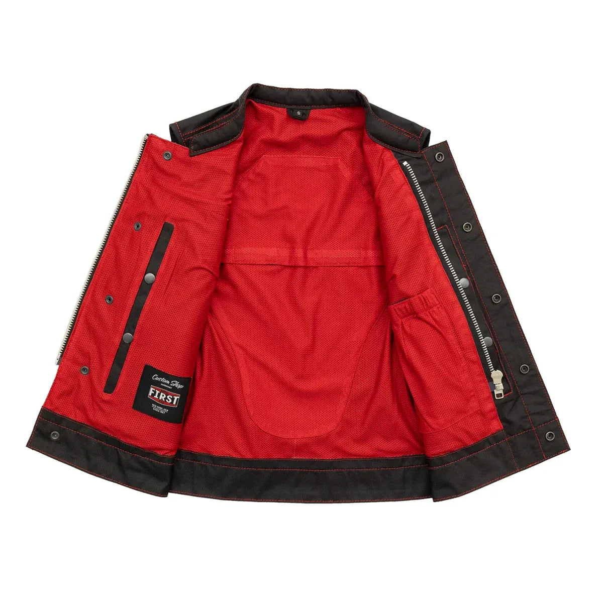 Jessica Moto Mesh Women's Motorcycle Vest - First Manufacturing Company - Flyclothing LLC