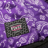 Jessica Women's Motorcycle Leather Vest - Purple - Limited Edition - First Manufacturing Company - Flyclothing LLC