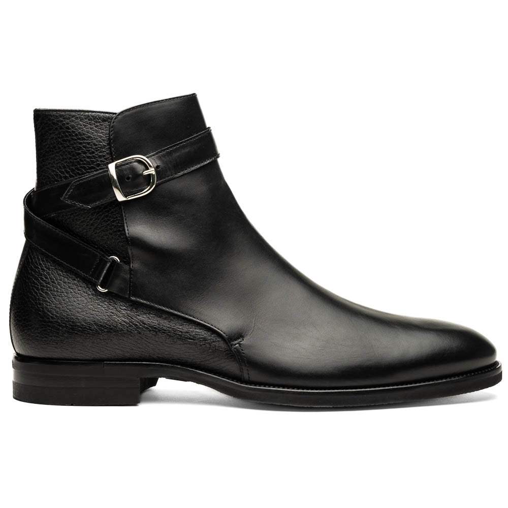 45-600-BLK Jodphur Italian Calfskin Boot, Black - Zelli Italia - Flyclothing LLC
