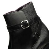45-600-BLK Jodphur Italian Calfskin Boot, Black - Zelli Italia - Flyclothing LLC