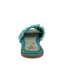 Juana Woven Sandals in Aqua Blue - Naughty Monkey - Flyclothing LLC
