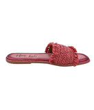Juana Woven Sandals in Pink - Naughty Monkey - Flyclothing LLC