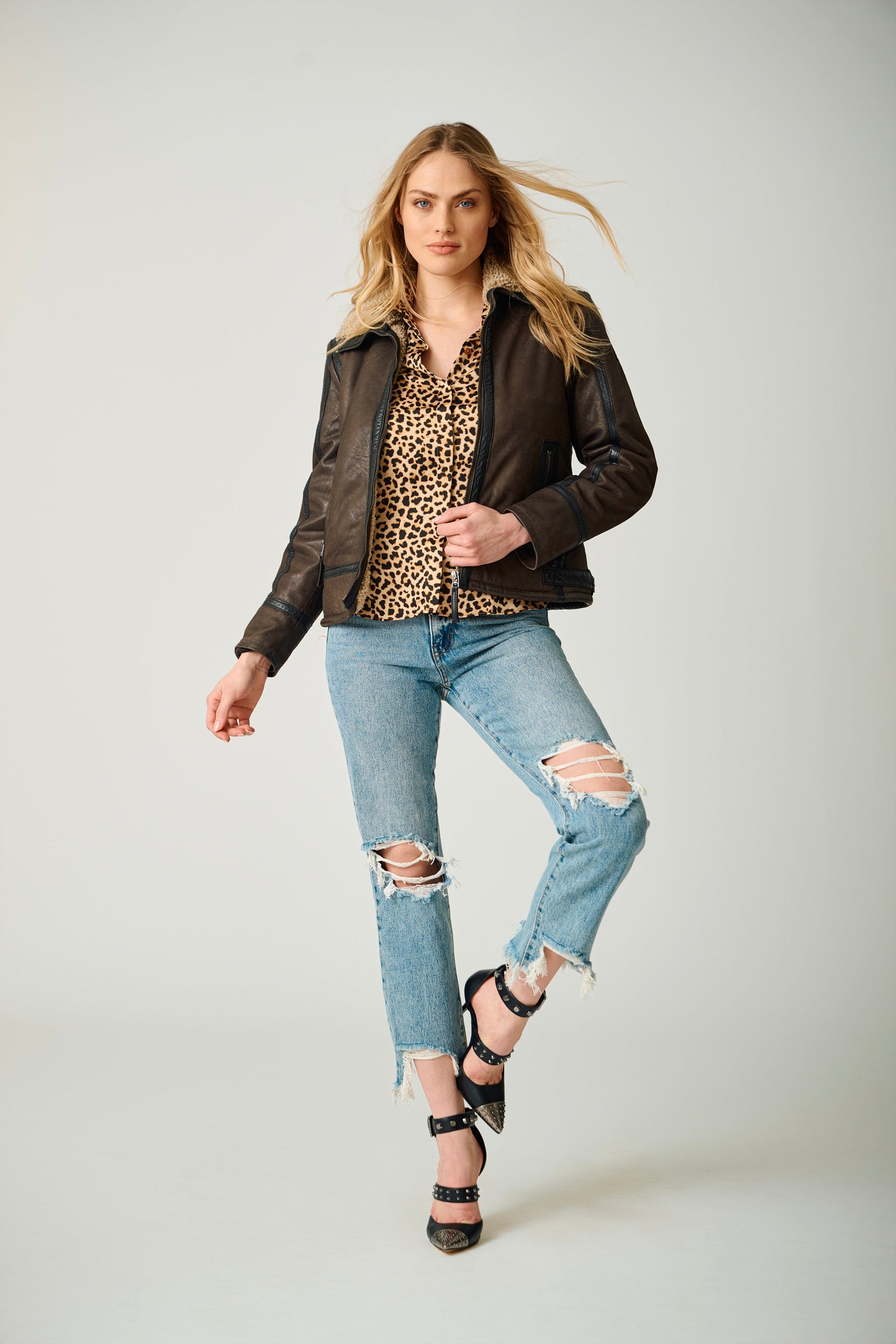 Juneau CF Leather Jacket
