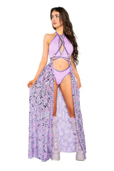 JR182 - Sequin Long Harness Skirt - J. Valentine - Flyclothing LLC