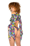 J. Valentine0 Spandex/Mesh Flow Bodysuit