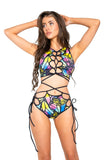 J Valentine Lace-Up Short