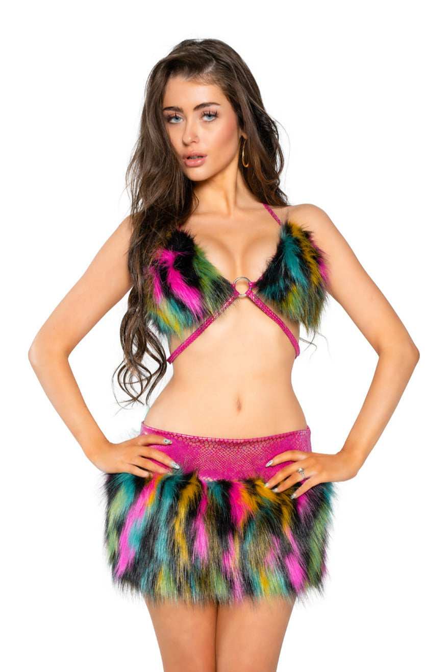 J Valentine Faux Fur Skirt - J. Valentine - Flyclothing LLC