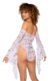 J Valentine Sequin Mesh Bodysuit