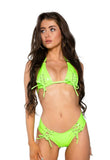 J Valentine PVC Lace-Up Triangle Top - J. Valentine - Flyclothing LLC