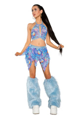 JR162 - Mesh Flow Skirt - J. Valentine - Flyclothing LLC