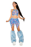 J. Valentine Mesh Flow Skirt