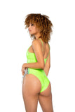 J Valentine PVC/Holo Vinyl Lace-Up Top - J. Valentine - Flyclothing LLC
