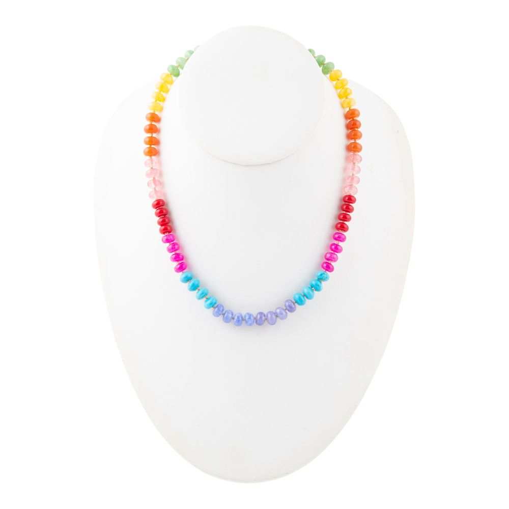 Kaleidoscope Multistone Strand Necklace - Barse Jewelry - Flyclothing LLC