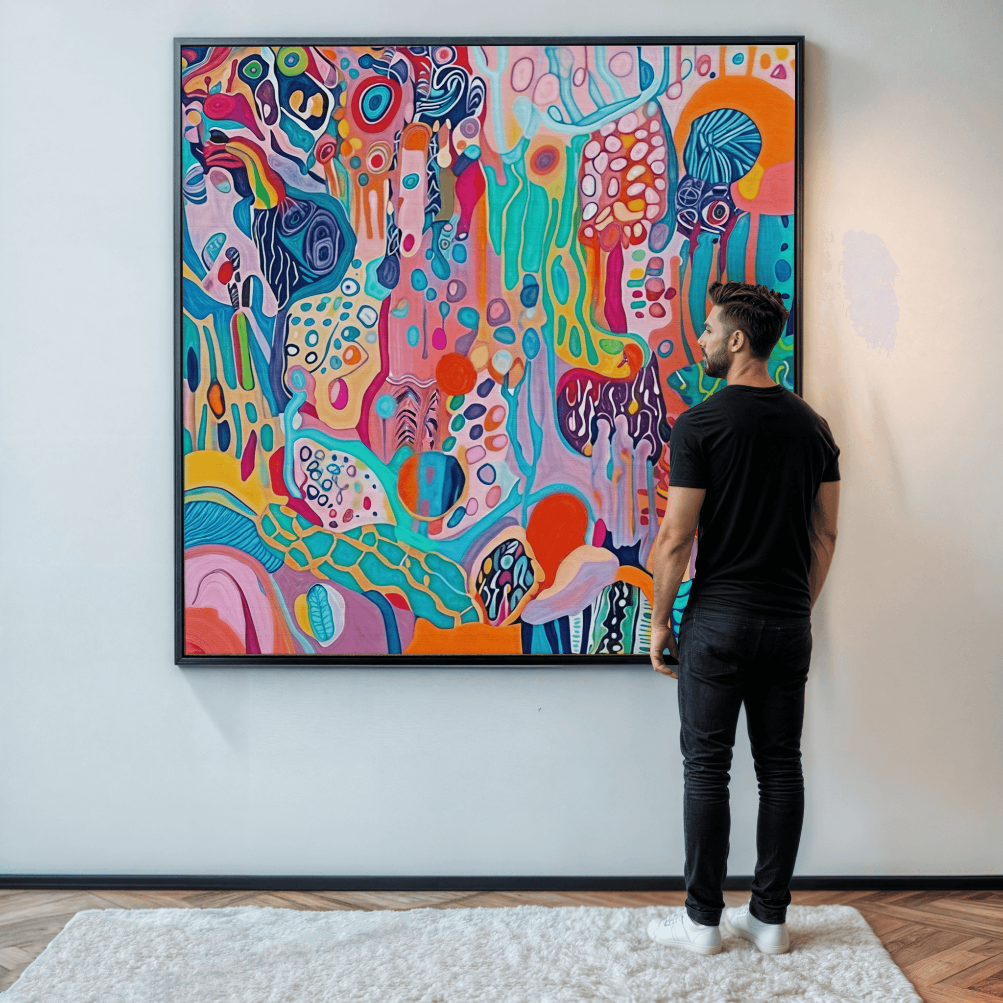 Canvas Print: "Kaleidoscopic Voyage" - Tailored Canvases - Flyclothing LLC