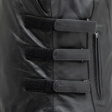 Katana - Women's Motorcycle Leather Vest - First Manufacturing Company - Flyclothing LLC
