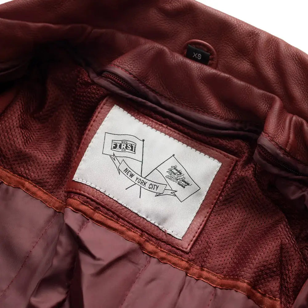 Katy - Women's Leather Jacket - BHBR - First Manufacturing Company - Flyclothing LLC