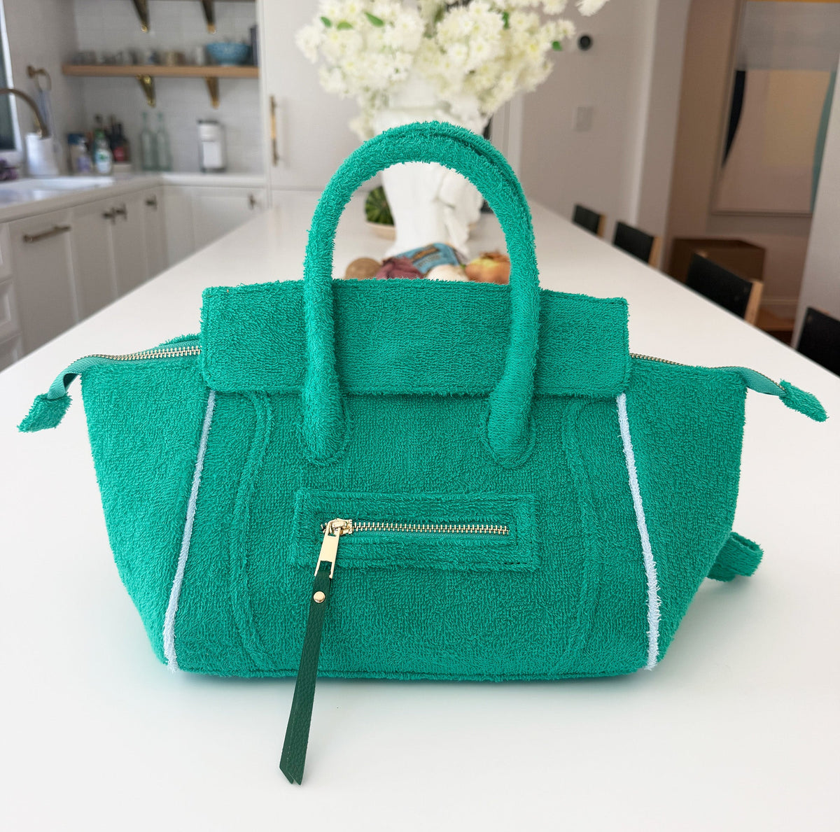Cabana Tote Mini - Kelly Green - BEACH HAUS - Flyclothing LLC