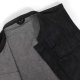 Kershaw Men's Motorcycle Denim Vest - First Manufacturing Company - Flyclothing LLC