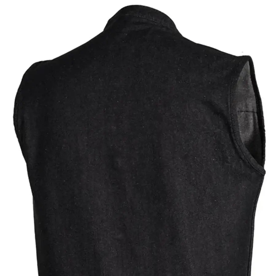 Kershaw Men's Motorcycle Denim Vest - First Manufacturing Company - Flyclothing LLC