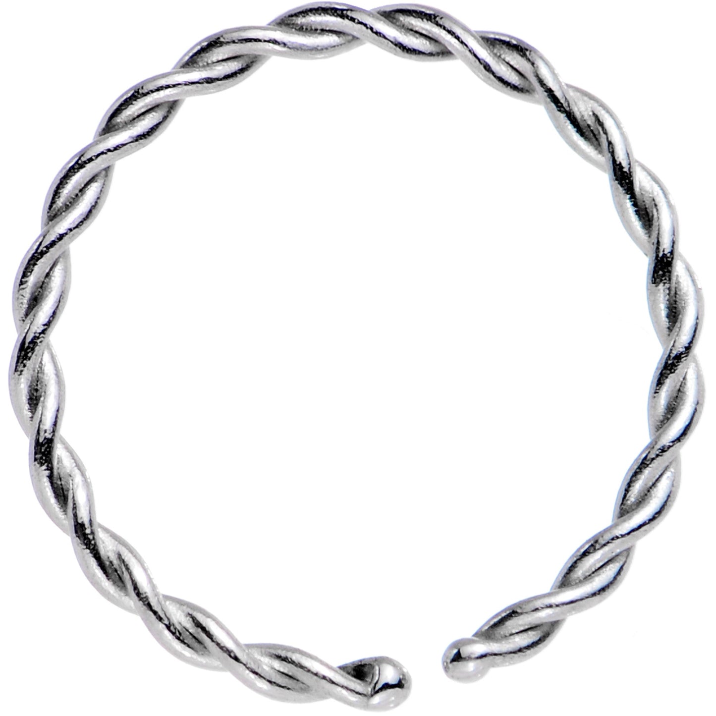 20G 5/16 Annealed Steel Seamless Braided Circular Ring - BodyCandy - Flyclothing LLC