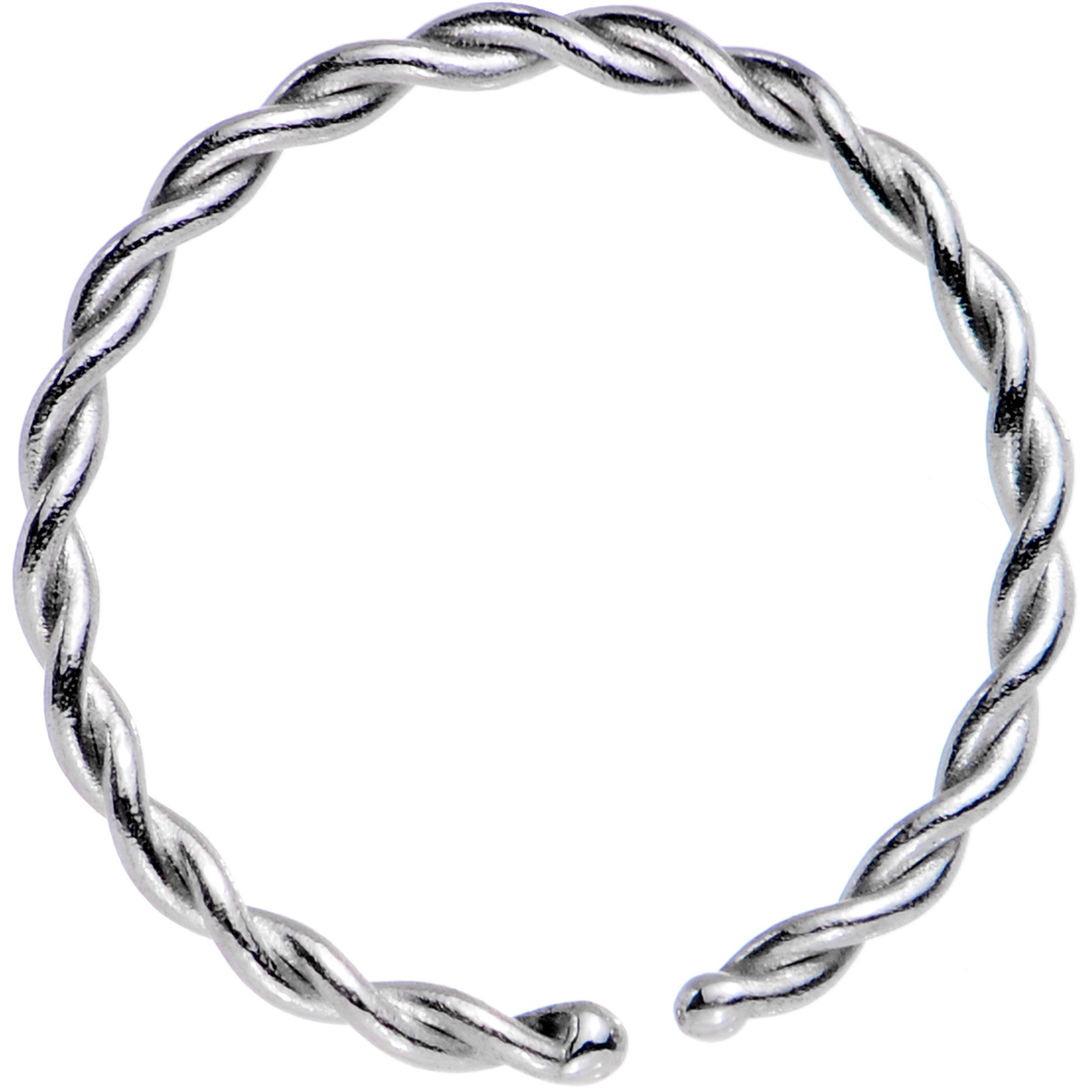 20G 5/16 Annealed Steel Seamless Braided Circular Ring - BodyCandy - Flyclothing LLC