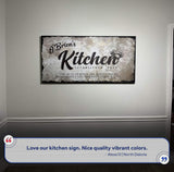 Family Kitchen Sign III - Tailored Canvases - Flyclothing LLC