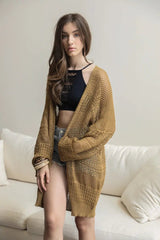 Knit Netted Cardigan - Boho Clothing and Accessories - Flyclothing LLC