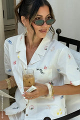 AFTER HOURS WHITE WOVEN TOP - Flying Tomato - Flyclothing LLC