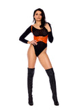 Elegant Moments Orange Leather Harness L3206