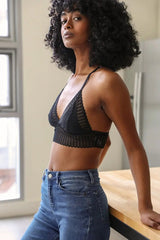 Lace Boho Racerback Bralette