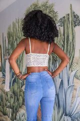 Lace Longline Corset Bralette - Boho Clothing and Accessories - Flyclothing LLC