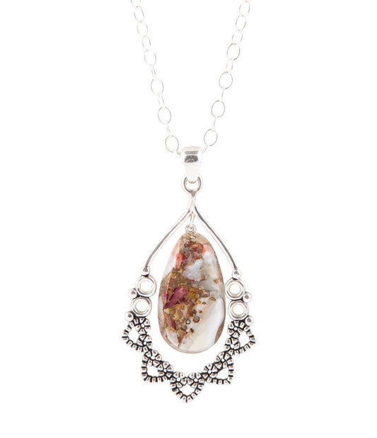 Lace Purple Matrix Pendant Necklace - Barse Jewelry - Flyclothing LLC