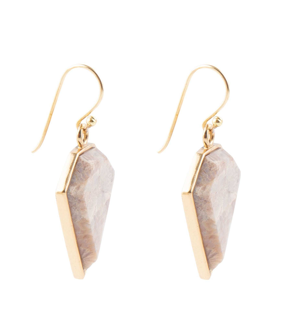 Lafayette Fossilized Coral Earrings - Barse Jewelry - Flyclothing LLC