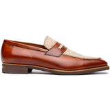 15-733-CGN Lago Italian Calfskin Slip On Loafer Cognac - Zelli Italia - Flyclothing LLC
