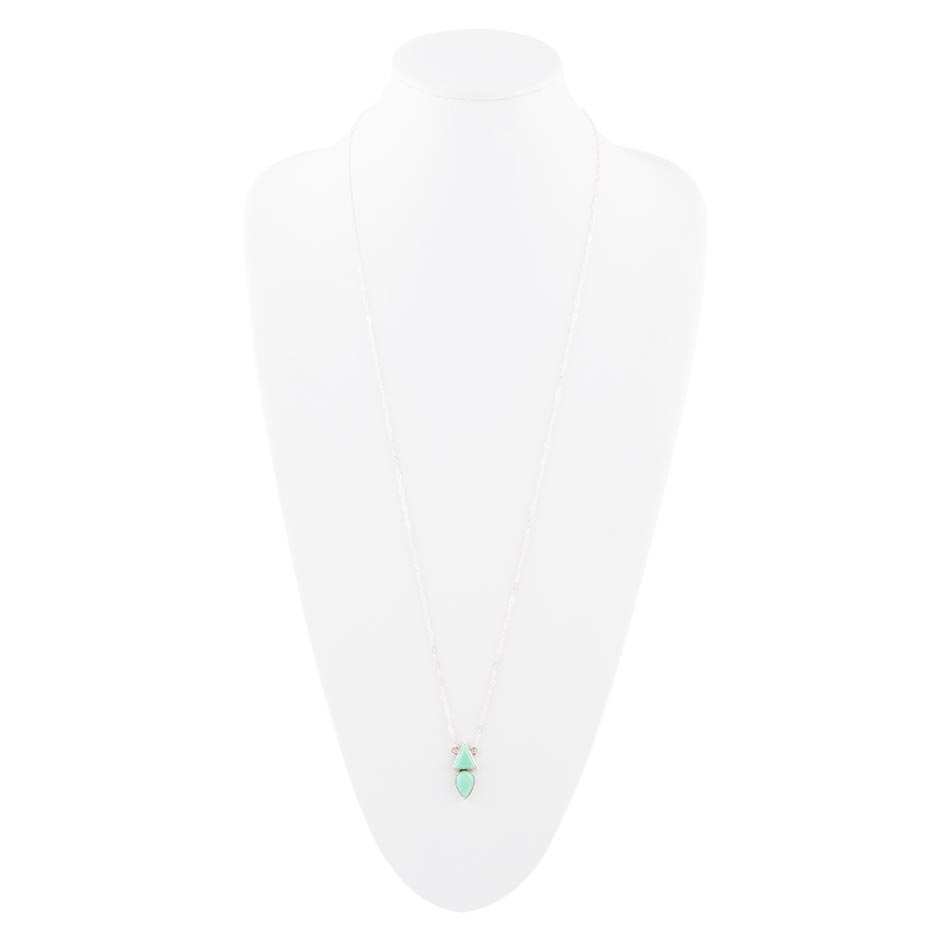 Lahana Green Chrysoprase and Sterling Silver Necklace - Barse Jewelry - Flyclothing LLC