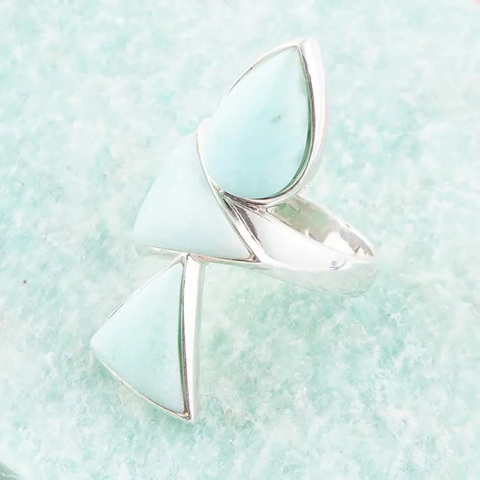 Lahana Green Chrysoprase and Sterling Silver Statement Ring - Barse Jewelry - Flyclothing LLC