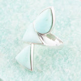 Lahana Green Chrysoprase and Sterling Silver Statement Ring - Barse Jewelry - Flyclothing LLC