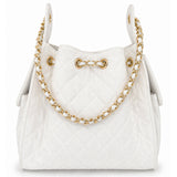 Bayshore Bucket Bag Medium - White Denim - BEACH HAUS - Flyclothing LLC