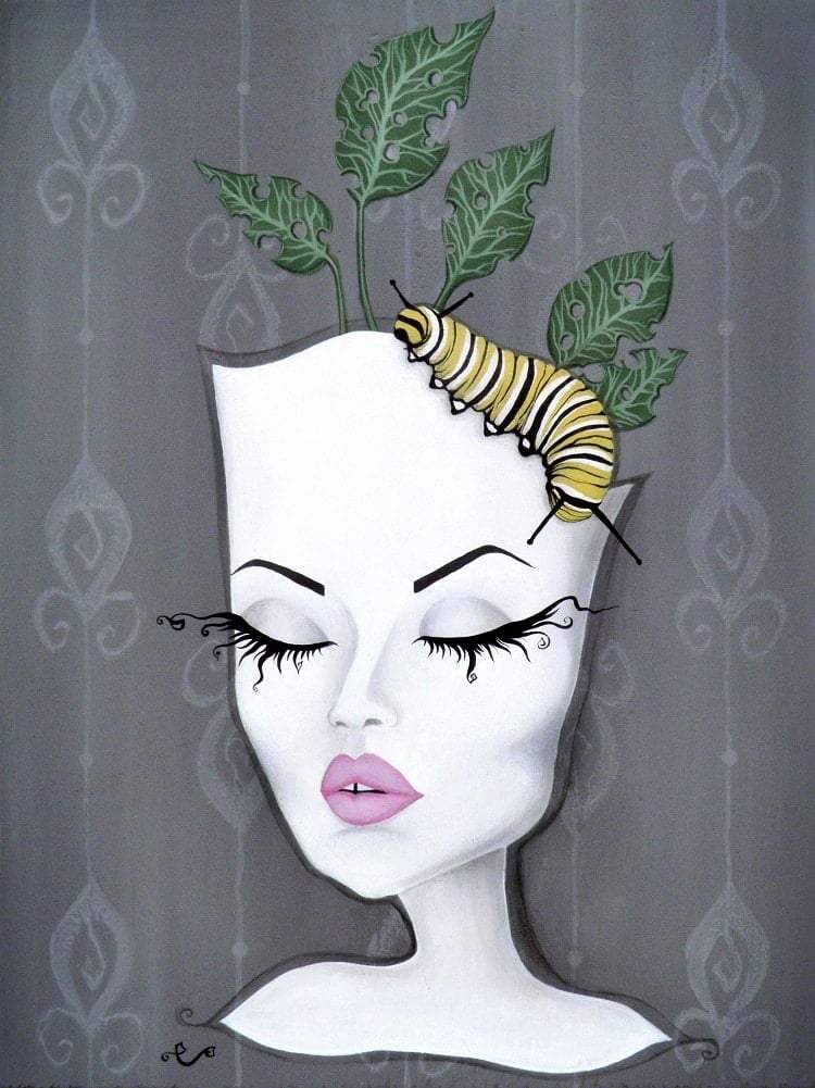 Black Market Art Company Larv Print - Black Market Art Company - Flyclothing LLC