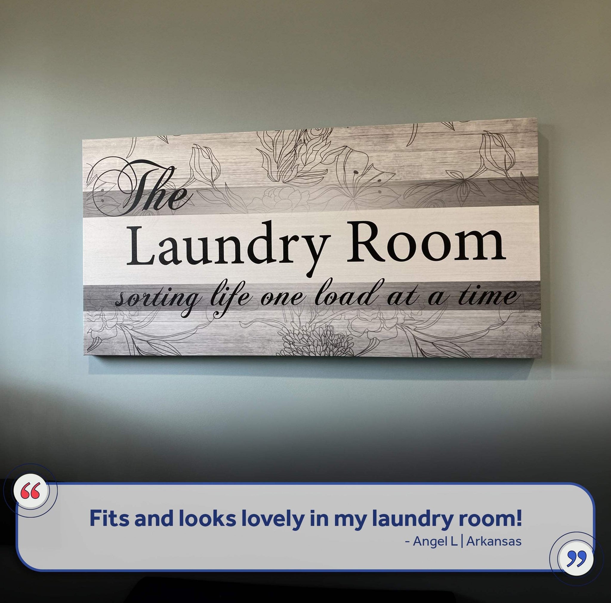 The Laundry Room Sign - Tailored Canvases - Flyclothing LLC