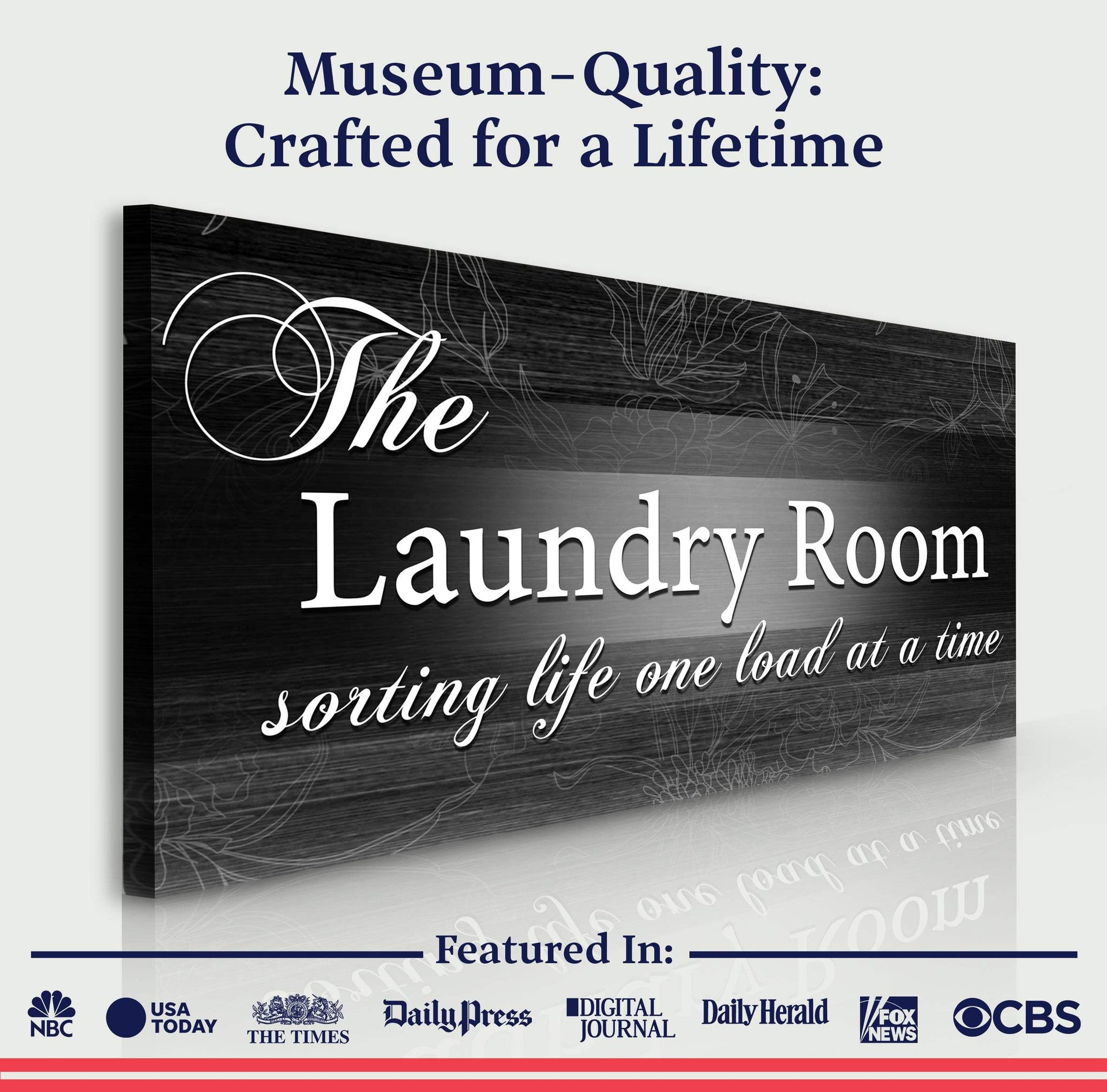 The Laundry Room Sign II - Tailored Canvases - Flyclothing LLC