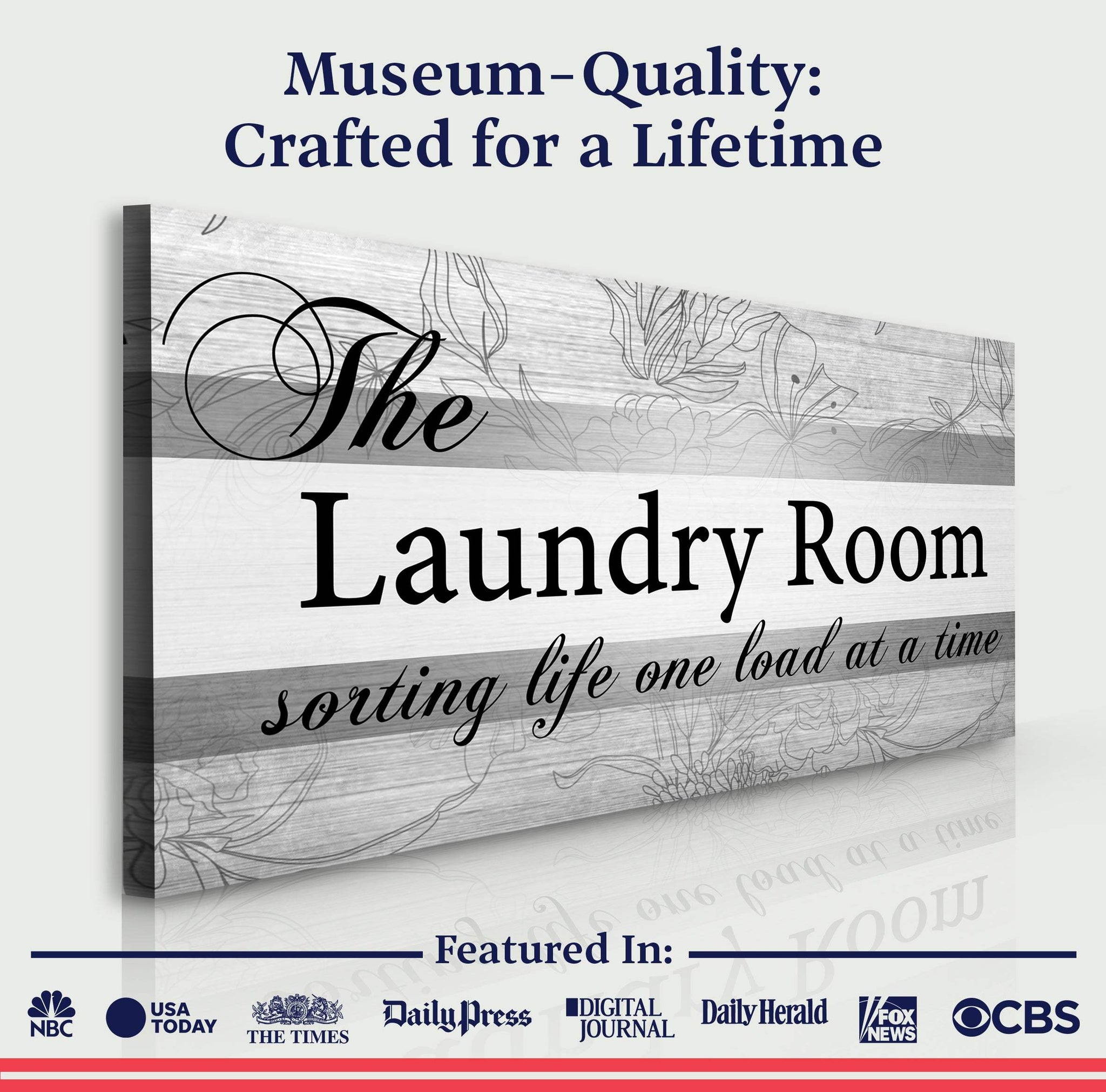 The Laundry Room Sign - Tailored Canvases - Flyclothing LLC