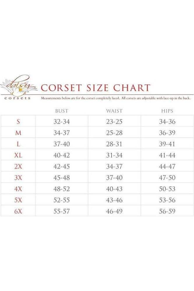 Daisy Corsets Lavish 6 PC Saloon Girl Corset Costume - Daisy Corsets - Flyclothing LLC