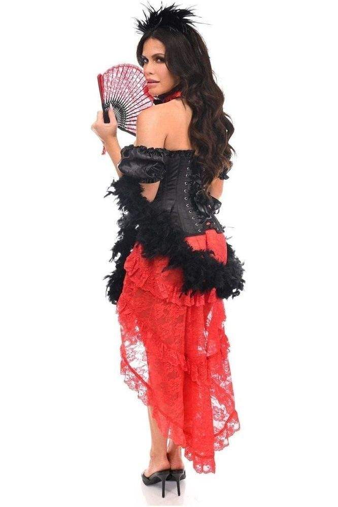 Daisy Corsets Lavish 6 PC Saloon Girl Corset Costume - Daisy Corsets - Flyclothing LLC
