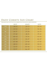 Daisy Corsets Lavish Black Wet Look Hook & Eye Lace-Up Bustier Corset w/Garters