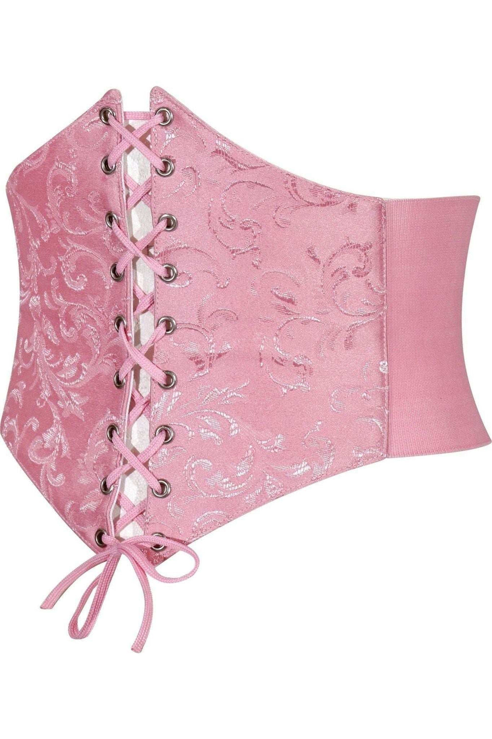 Daisy Corsets Lavish Lt Pink Brocade Corset Belt Cincher - Daisy Corsets - Flyclothing LLC